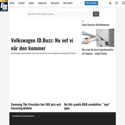 Ljud & Bild startsida 2022