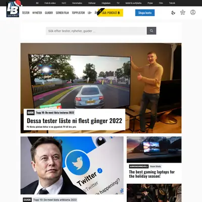 Ljud & Bild startsida 2023