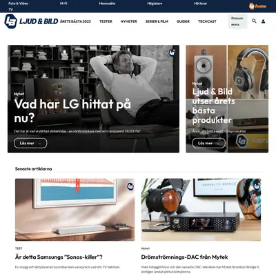 Ljud & Bild startsida 2024