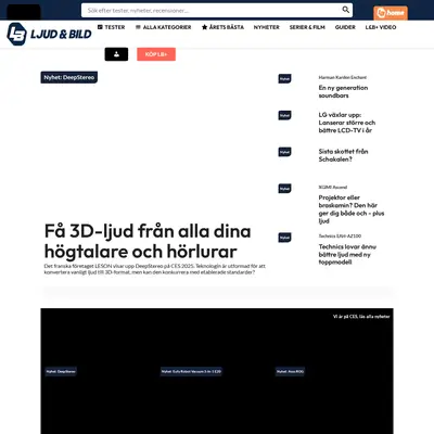Ljud & Bild startsida 2025
