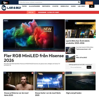 Ljud & Bild startsida 2026