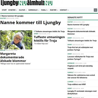 Ljungby NU startsida 2023