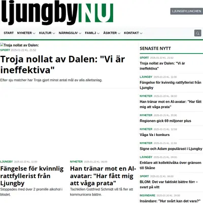 Ljungby NU startsida 2025