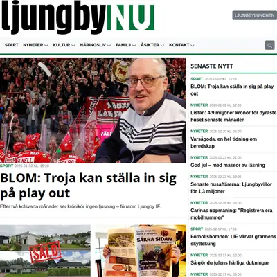 Ljungby NU startsida 2026