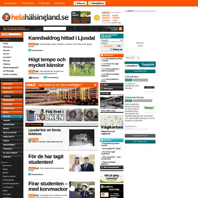 Ljusdals Posten e-postutskick startsida 2013