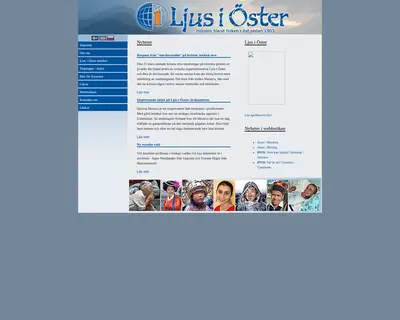 Ljus i Öster startsida 2007