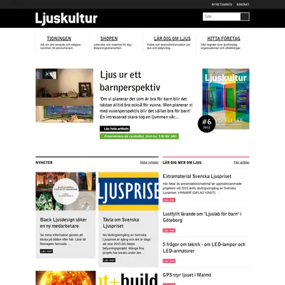 Ljuskultur startsida 2016