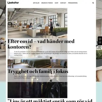 Ljuskultur startsida 2022