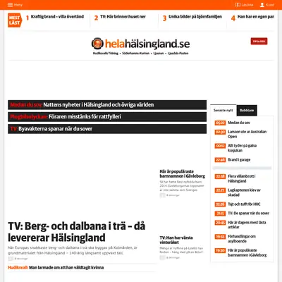 ljusnan.se startsida 2015