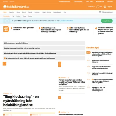 ljusnan.se startsida 2018