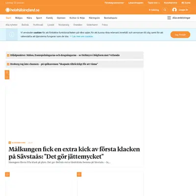 ljusnan.se startsida 2021