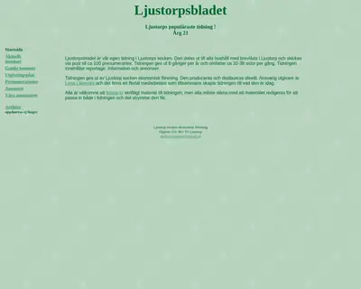 Ljustorpsbladet startsida 2016
