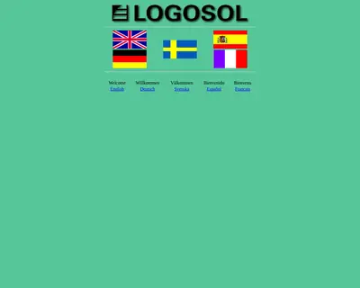 Logosol, logosol.se startsida 1997
