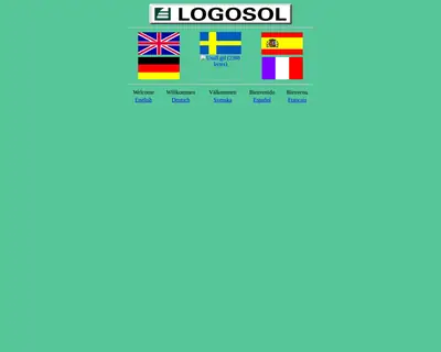 Logosol, logosol.se startsida 1999