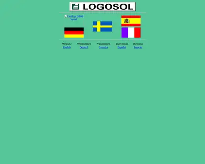 Logosol, logosol.se startsida 2000