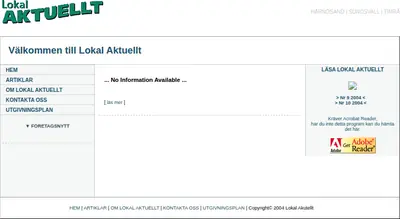 LOKALAKTUELLT startsida 2005
