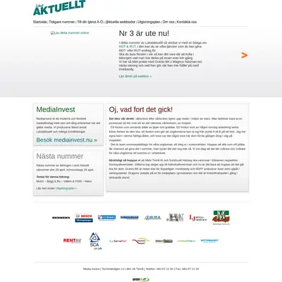 LOKALAKTUELLT startsida 2012