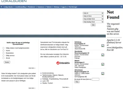 Lokalguiden startsida 2006