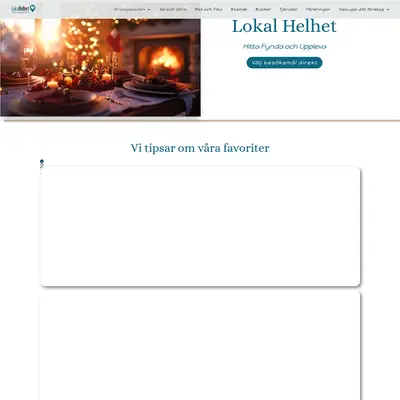 Lokal Helhet, lokalhelhet.se startsida 2025