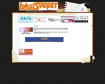 LOKALSVEPET startsida 2017