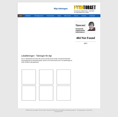 Lokaltidningen Sverige startsida 2015