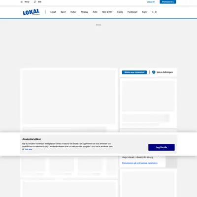 Lokaltidningen Sverige startsida 2023
