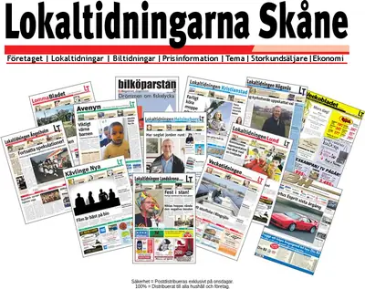 Lokaltidningen Malmö startsida 2003
