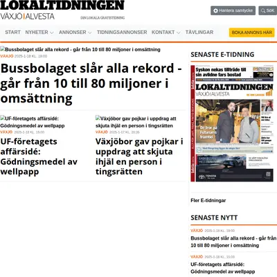 Business Kronoberg startsida 2025