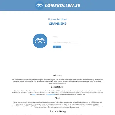 www.lonekollen.se startsida 2023