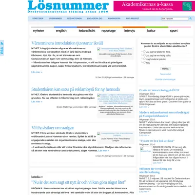 Lösnummer startsida 2014
