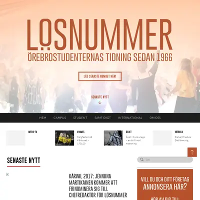 Lösnummer startsida 2017