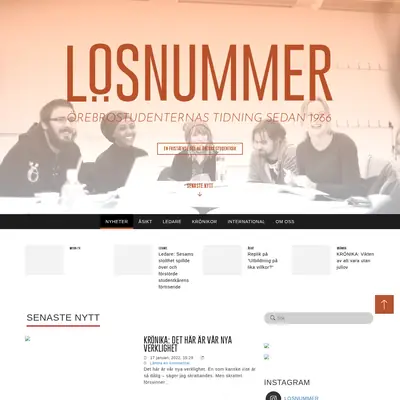 Lösnummer startsida 2022