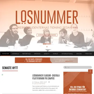 Lösnummer startsida 2023