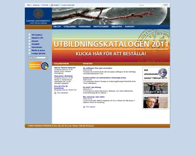 LTH - nytt startsida 2011