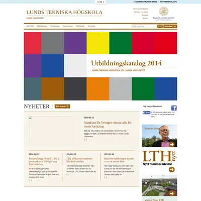 LTH - nytt startsida 2014