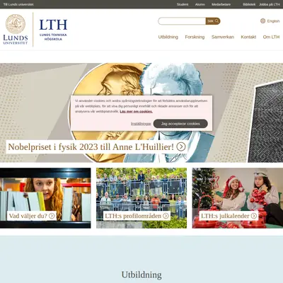 LTH - nytt startsida 2024