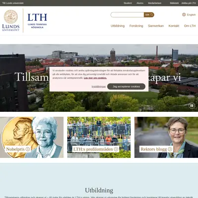 LTH - nytt startsida 2025