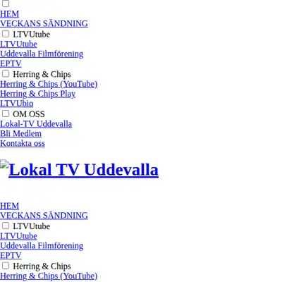 Lokal TV Uddevalla startsida 2019