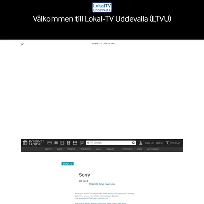 Lokal TV Uddevalla startsida 2021
