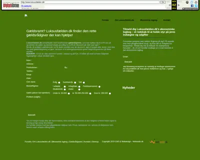 Luksusfaelden startsida 2012