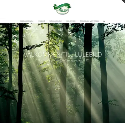 lulebild.se startsida 2024