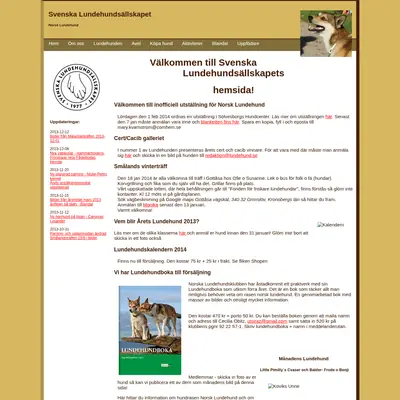 Lundehunden startsida 2014