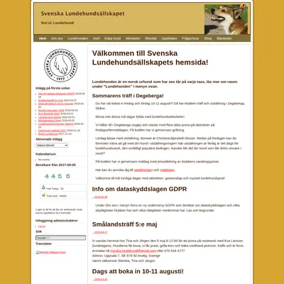 Lundehunden startsida 2018