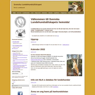 Lundehunden startsida 2022