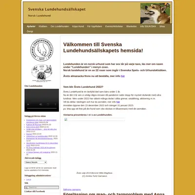 Lundehunden startsida 2023