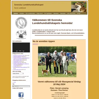 Lundehunden startsida 2024