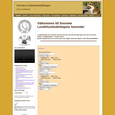 Lundehunden startsida 2026
