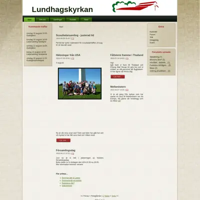 Lundhagskyrkan startsida 2010