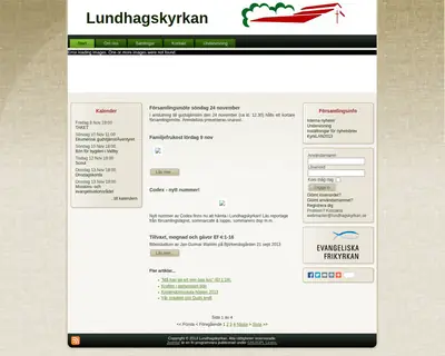 Lundhagskyrkan startsida 2013