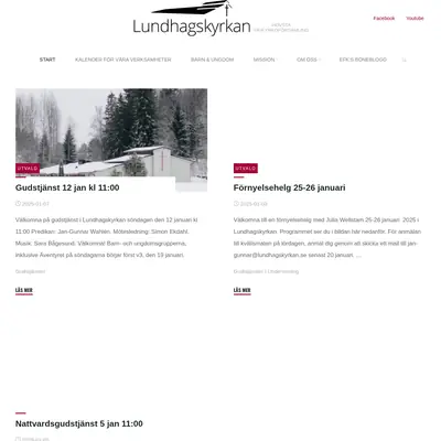 Lundhagskyrkan startsida 2025